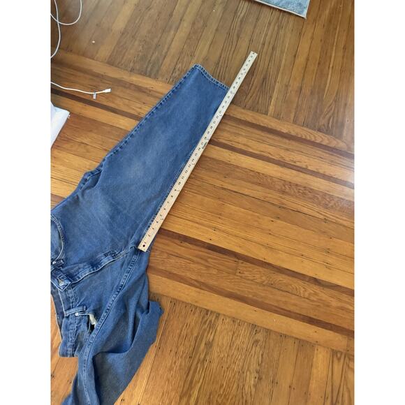 Wrangler Jeans Mens 34x29 Blue Relaxed Fit Denim Five Pocket Zip Fly 975-60WDR - Picture 14 of 15